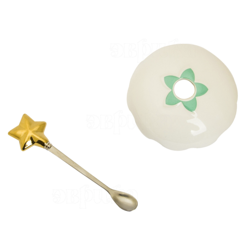Кружка Новогодняя звезда Зеленая - 5