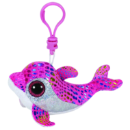 Мягкая игрушка TY Beanie Boo's Брелок Дельфин Sparkles (розовый) 12,7см - 0