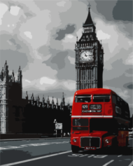 Картина по номерам GX8104 "Лондонский автобус" - 0