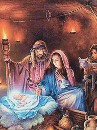 Алмазная живопись LMC024 "Рождение Иисуса Христа" - 0