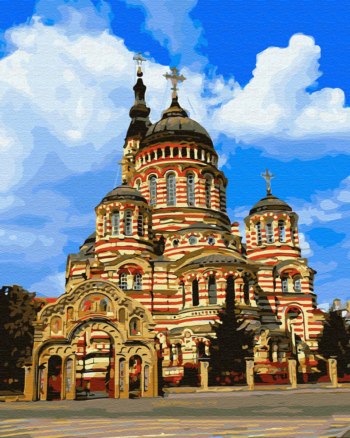 Картина по номерам EX5931 "Благовещенский кафедральный собор"