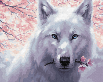 Картина по номерам GX29952 "Белый волк"