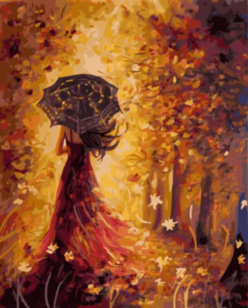 Картина по номерам GX5582 "Осенняя фея"