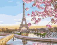 Картина по номерам MG2133 "Цветущий Париж" - 0