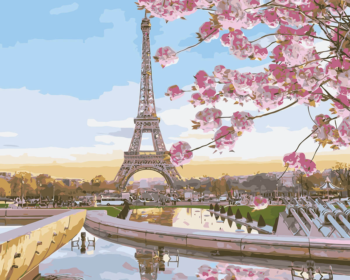 Картина по номерам MG2133 "Цветущий Париж"