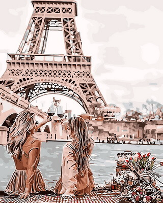 Картина по номерам GX30103 "Подружки в Париже"