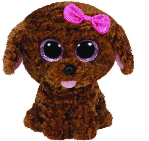 Мягкая игрушка Щенок (коричневый) Maddie Beanie Boo's, 23 см - 0