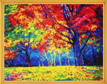 Алмазная живопись LG229 "Радужный лес"