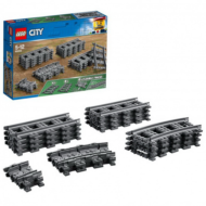 Конструктор LEGO CITY Железнодорожные пути - 0