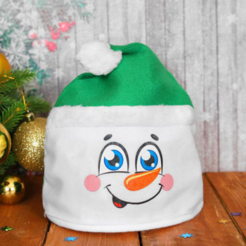 Карнавальная детская шапка - Снеговик