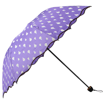 Зонт хамелеон - Капельки фиолетовый