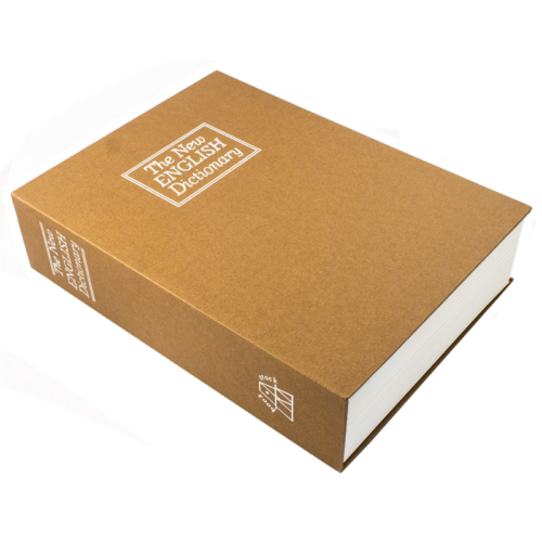 Книга сейф - Английский словарь коричневый (26см) - 2