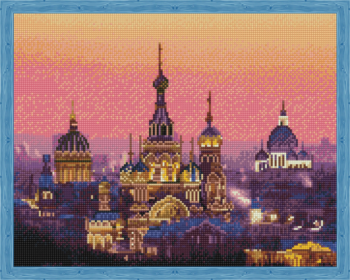 Алмазная живопись QA202994 "Вечерний Петербург"