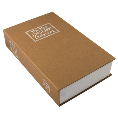 Книга сейф коричневая - Английский словарь (24 см) - 1