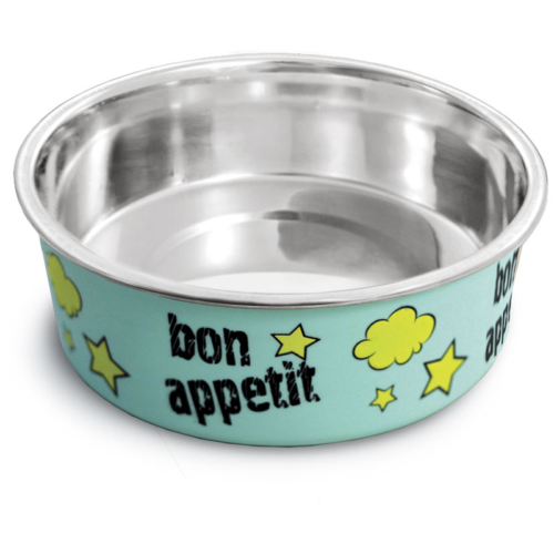 Миска металлическая на резинке Bon Appetit - 250мл - 0
