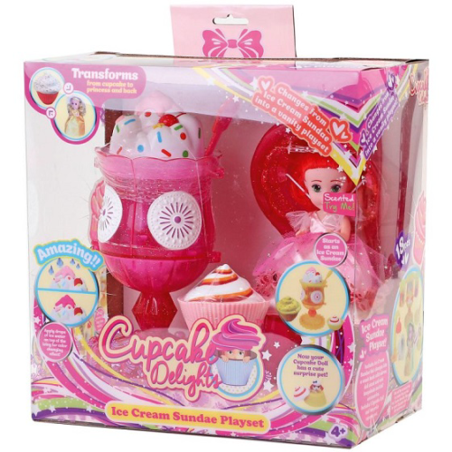 Cupcake Surprise. Набор Мороженое-туалетный столик с куклой-капкейк и питомцем - 4