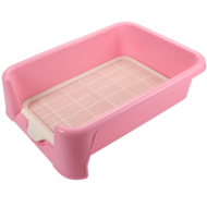 Туалет розовый P587 для собак (40см х 40см х 15,5см) - 0