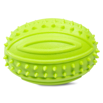 Игрушка для собак из резины - Мяч для регби с шипами (9см)