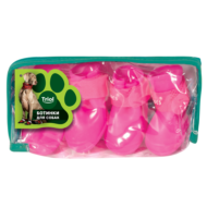 Сапожки для собак розовые - YXS200-L - 5,5см х 4,5см х 5,5см (4шт.) - 3