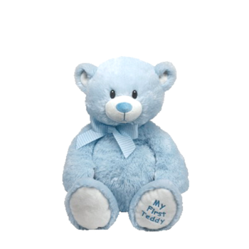 Мягкая игрушка Медвежонок My First Teddy (голубой) Classic, 20 см
