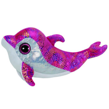 Мягкая игрушка Дельфин Sparkles (розовый) Beanie Boo's, 25см