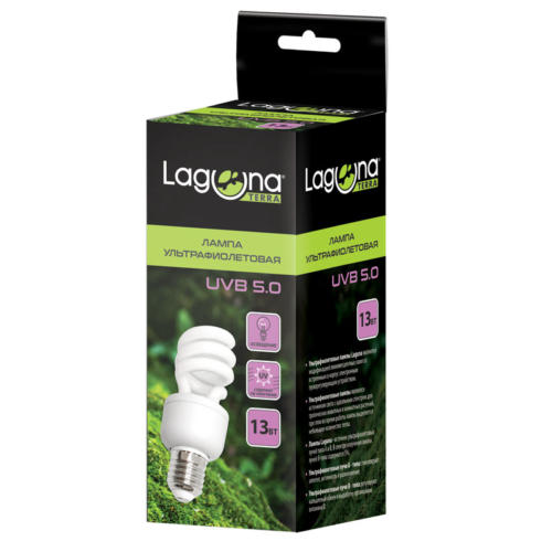 Лампа ультрафиолетовая UVB5.0, 13Вт - 2