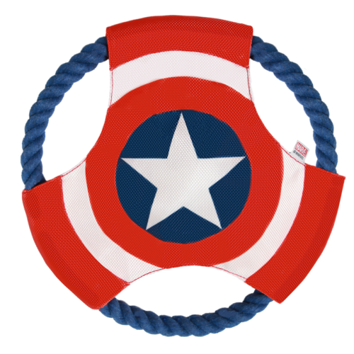 Игрушка для собак Marvel Капитан Америка "Летающий диск", 220мм - 0