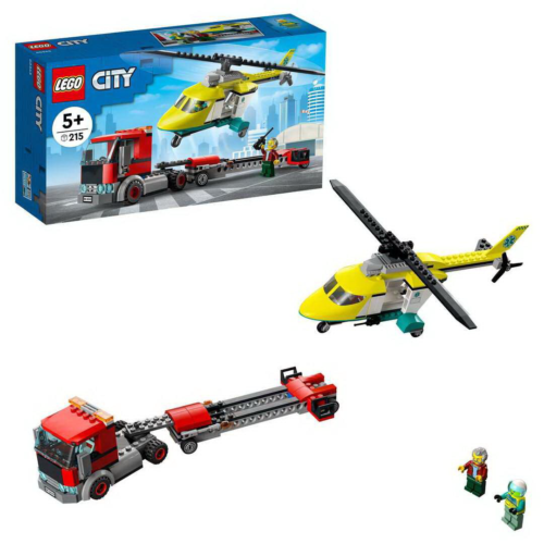 Конструктор LEGO CITY Great Vehicles Грузовик для спасательного вертолёта - 0