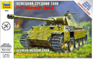 Модель сборная Немецкий средний танк Пантера T-V Ausf D - 0