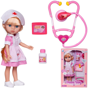 Кукла Junfa Ardana Baby Доктор блондинка 32,5 см