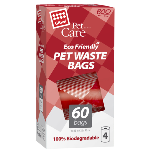 85044 Пакеты биоразлагаемые для выгула собак (4 рулона по 15шт), серия PET CARE - 0