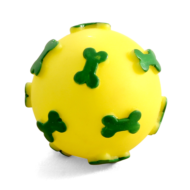 Игрушка для собак из винила - Мяч с косточками 6см - 0