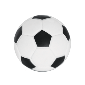 Игрушка для собак из винила - Мяч футбольный 10см