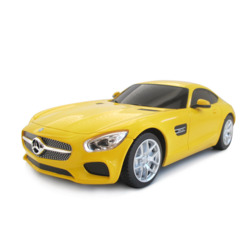 Машина р/у 1:24 Mercedes AMG GT3, цвет жёлтый 27MHZ - 0