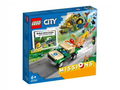 Конструктор LEGO CITY Миссия по спасению диких животных - 0