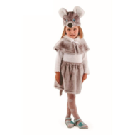 Карнавальный костюм детский - Мышка серая - 0