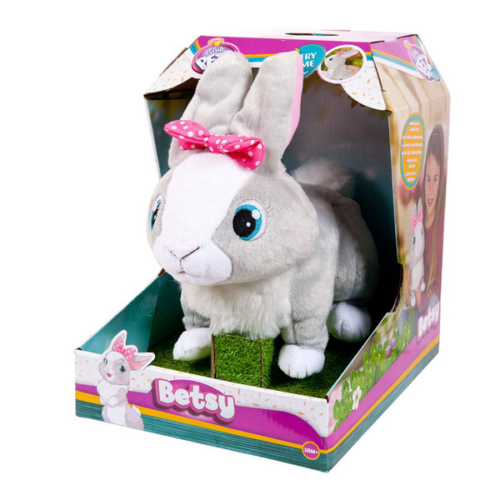 Club Petz Кролик Betsy интерактивный , реагирует на голос, прыгает и шевелит ушками, со звуковыми эффектами - 0