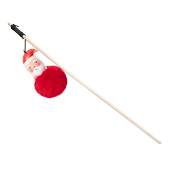 Игрушка-дразнилка для кошек "Пушистый Дед Мороз", 100/400мм, серия NEW YEAR