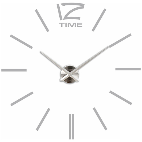 Часы самоклеящиеся 3D Time сер - 0