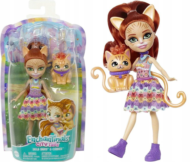 Кукла Mattel Enchantimals Кошечка Тарла Тебби и питомец Каддлер - 0
