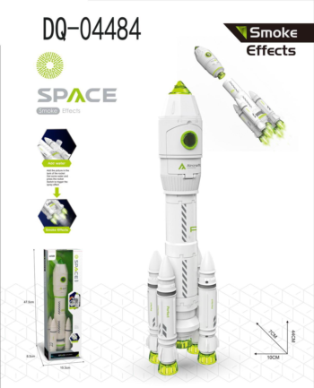 Игровой набор Junfa Покорители космоса: Космическая ракета с эффектом пара