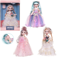 Кукла Junfa Ardana Princess в роскошном платье 3 вида в подарочной коробке 30 см - 0