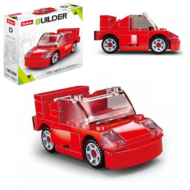 Конструктор Sluban серия Builder: Ретро автомобиль красный 44 детали - 0