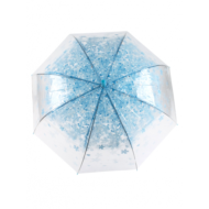 Зонт Цветы малый синие - 2