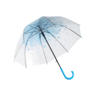 Зонт Цветы малый синие - 3