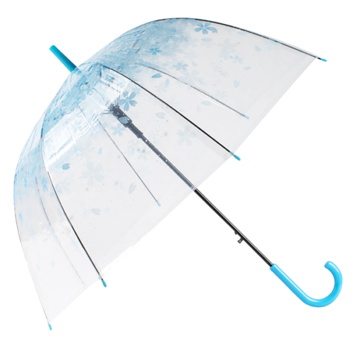 Зонт Цветы малый синие - 0