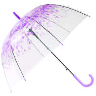 Зонт Цветы малый фиолетовые - 0