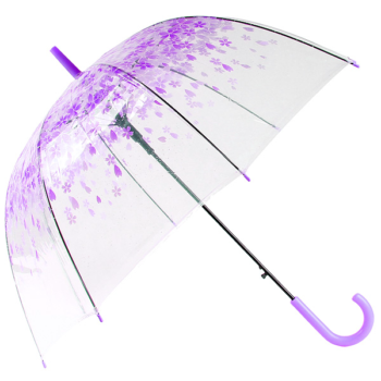 Зонт Цветы малый фиолетовые