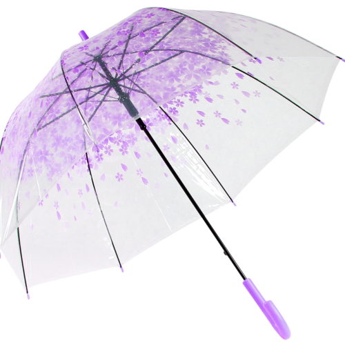 Зонт Цветы малый фиолетовые - 2