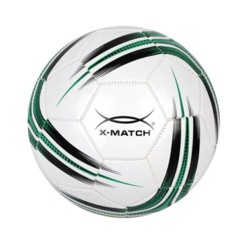 Мяч футбольный X-Match 410 г размер 5 зеленый черный белый